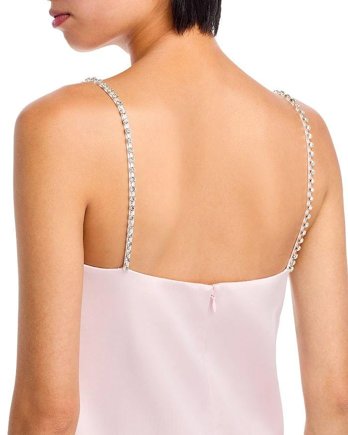 Self Portrait Satin Diamante Mini Dress 6