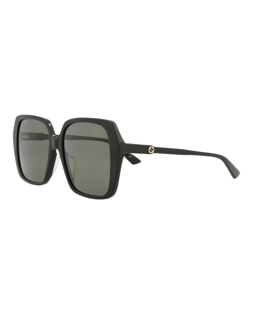 Gucci Square-Frame Acetate Sunglasses