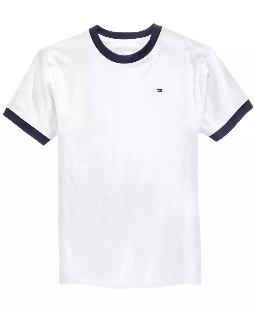 Tommy Hilfiger Toddler and Little Boys Contrast Trim Embroidered Logo Ken Tee 2