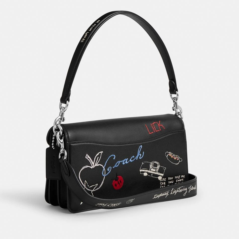 Coach Coach Tabby 26 Sketch Print Leather Shoulder Bag 5