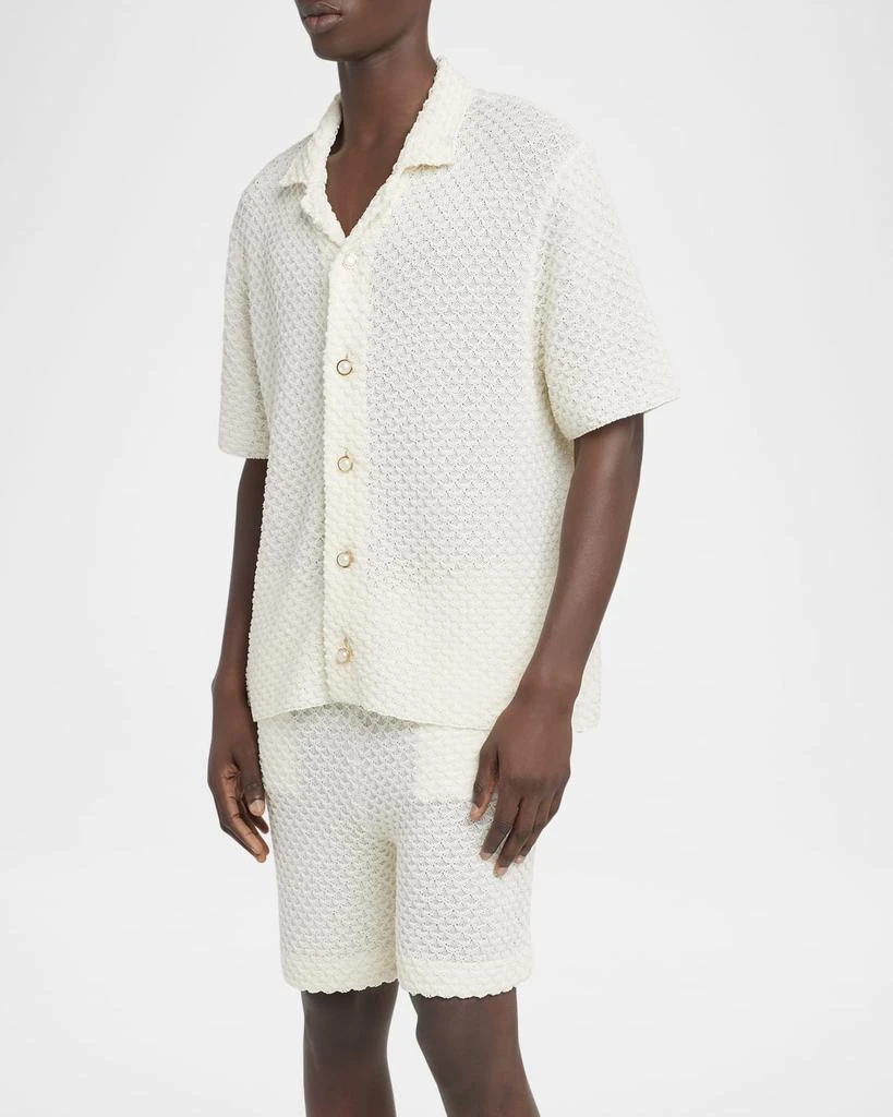 Casablanca Men's Open Stitch Summer Camp Shirt 4