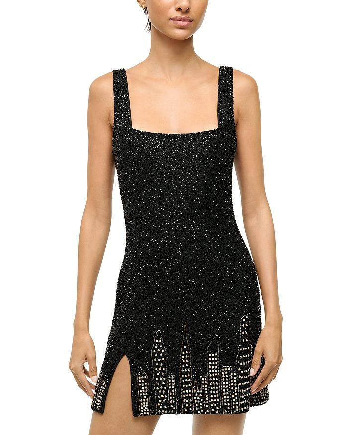 elegant petite evening dresses Alex Evenings Petite Kelsey Embroidered Godet Detail Dress PINE / 8P