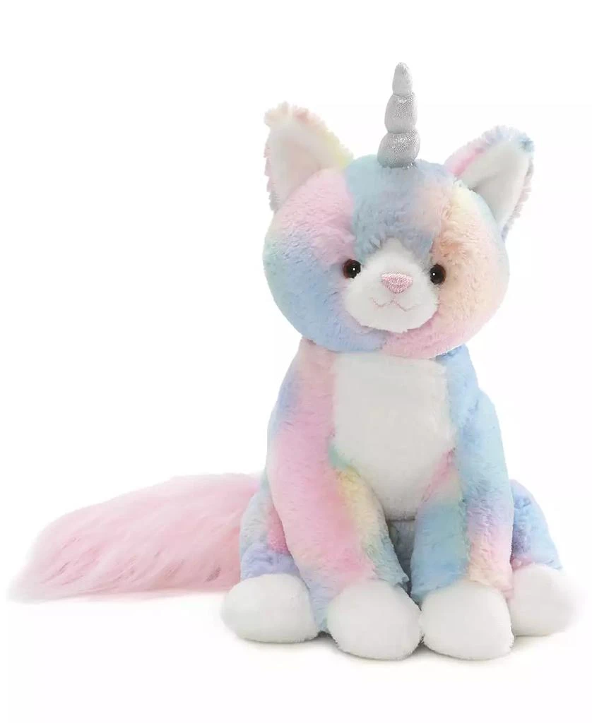 GUND Baby Boys or Girls Rainbow Shimmer Caticorn Plush Toy 1