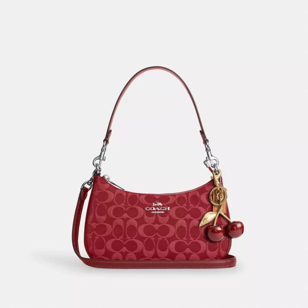 Coach Teri Shoulder Bag In Signature Denim 9