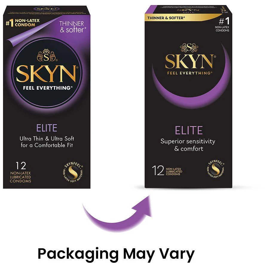 SKYN Elite Non-Latex Lubricated Condom 3
