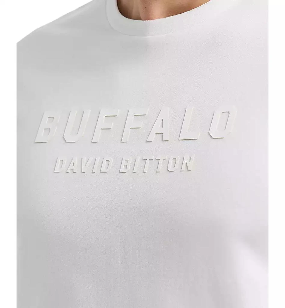 BUFFALO David Bitton Men's Tomba Short Sleeve Crewneck Raised Logo Graphic T-Shirt 5