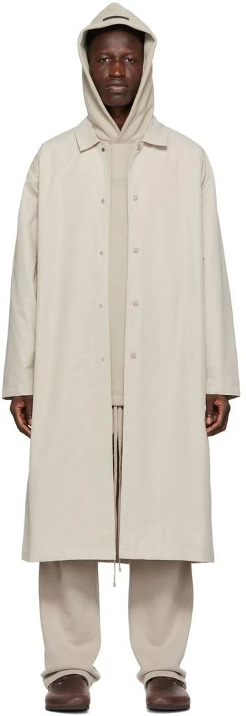 Essentials Gray Long Coat 1