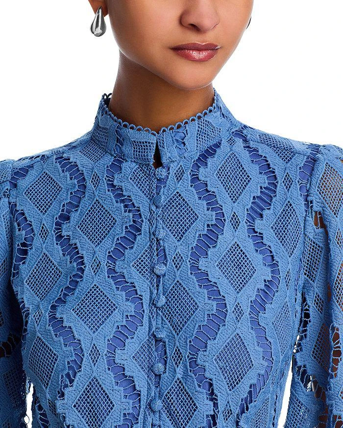 AQUA Wavy Lace Dress - Exclusive 2