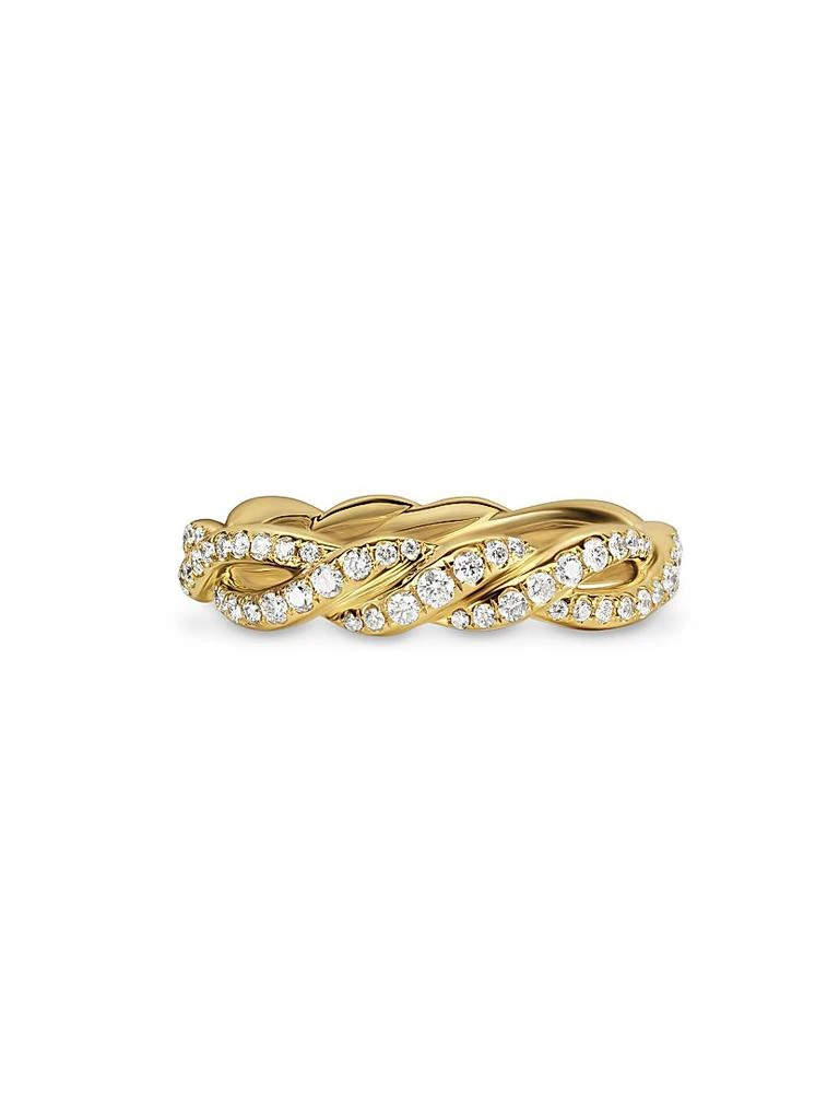 David Yurman Wisteria Band Ring in 18K Yellow Gold 1