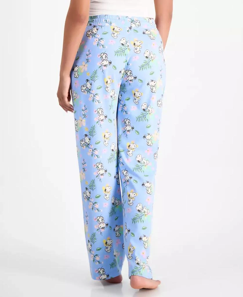 Love Tribe Juniors' Peanuts Floral-Print Lounge Pants 4