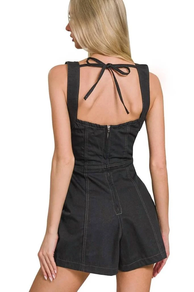 ZENANA Zenana - Tie Back Romper 2