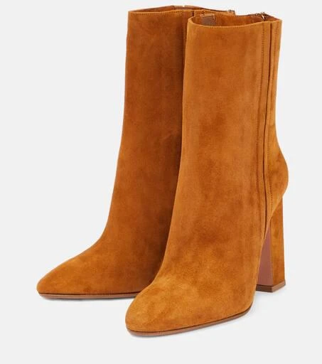 Aquazzura Joplin suede ankle boots 5