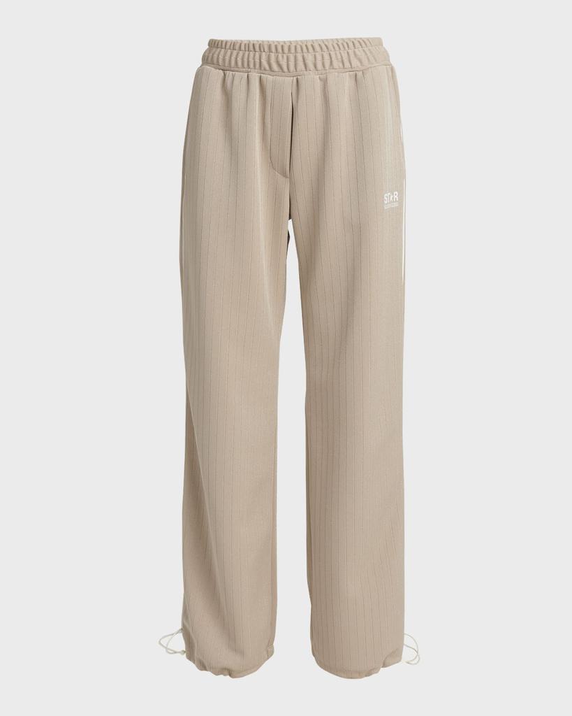 Golden Goose Star Wide-Leg Side Tape Joggers - Pants