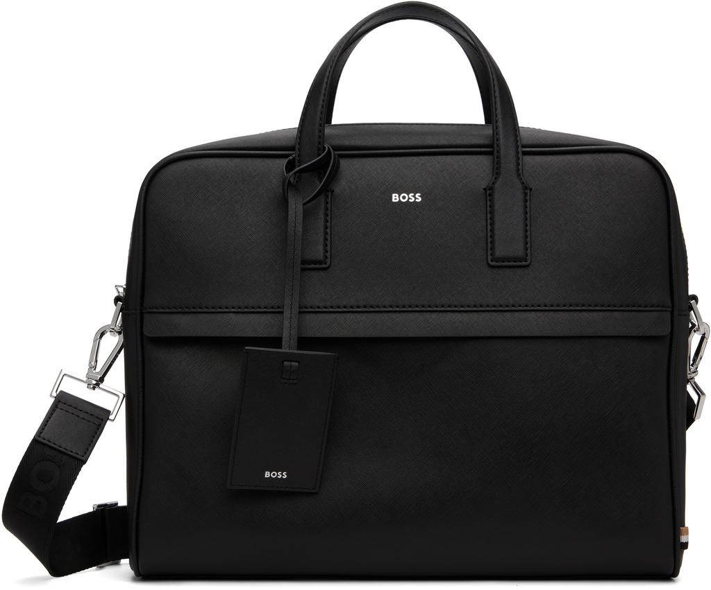 Hugo Boss Black Logo Detail Document Briefcase