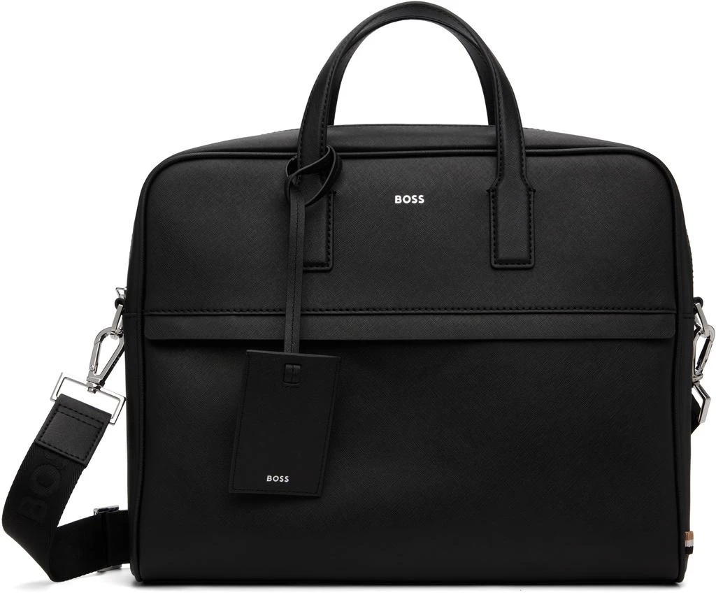 Hugo Boss Black Logo Detail Document Briefcase 1