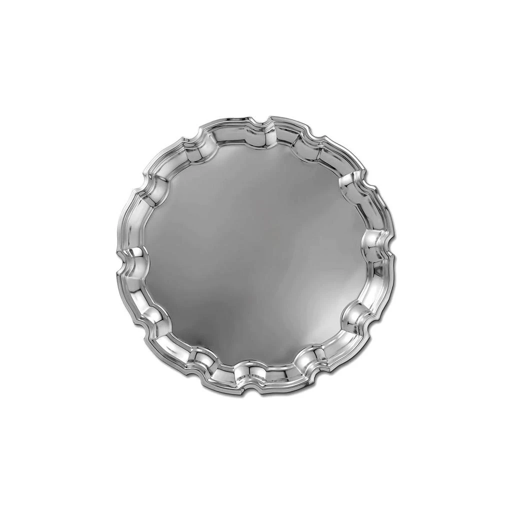 Creative Gifts International Chippendale Style Tray In Silver