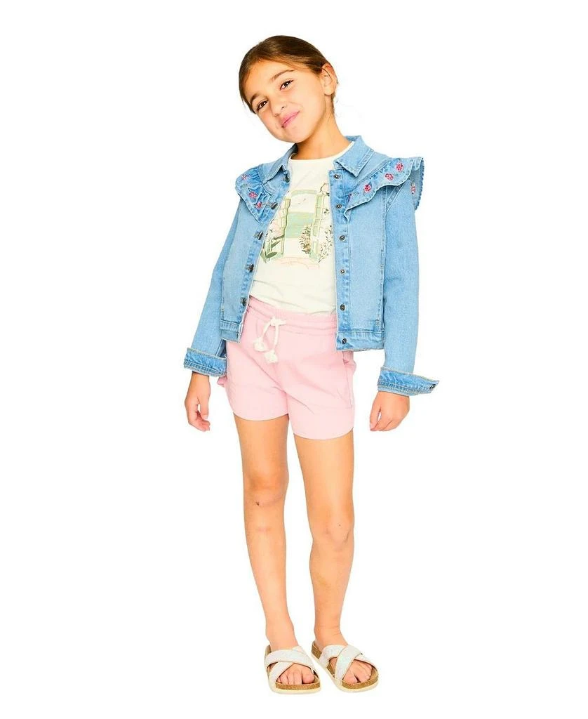 Deux par Deux Girls
Embroidery Long Sleeve Denim Jacket - Big Kid 2