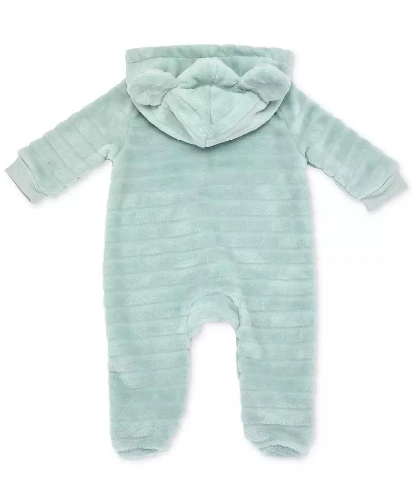 Disney Baby Boys Mickey Mouse Faux-Fur Footed Pram Coverall 3