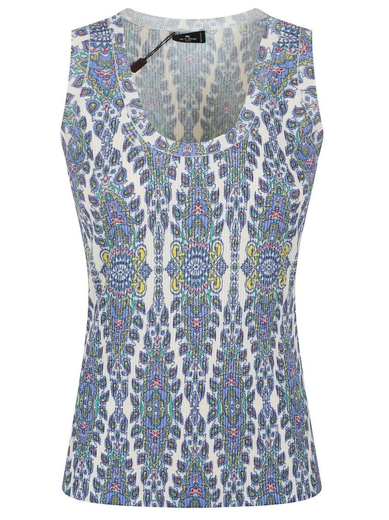 ETRO Ribbed Silk-Blend Sweater