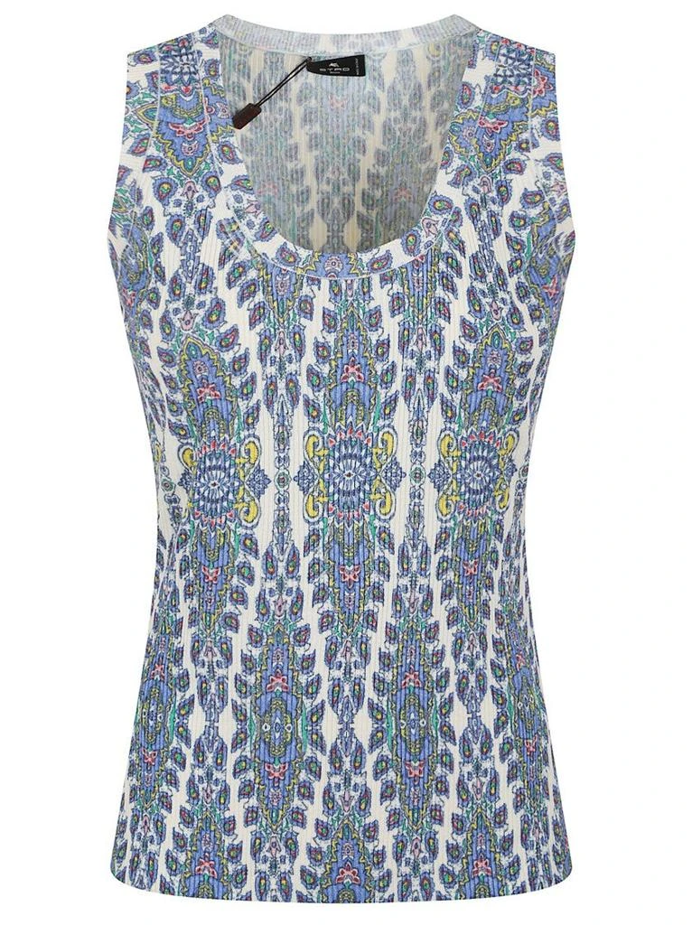 ETRO Ribbed Silk-Blend Sweater 2