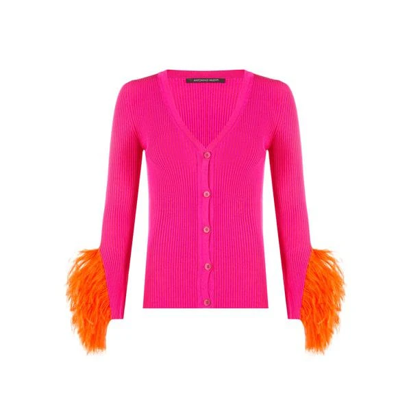 Antonino Valenti Maeva Feather Cardigan 1
