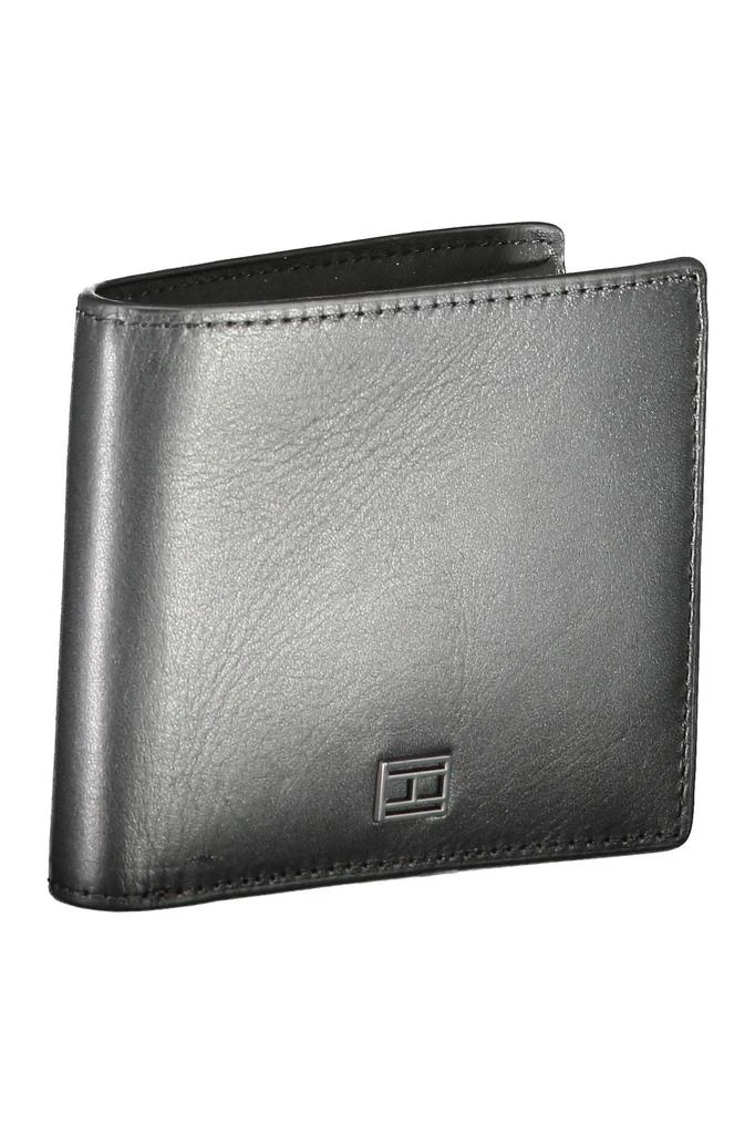 Tommy Hilfiger Elegant Black Leather Men's Wallet 3