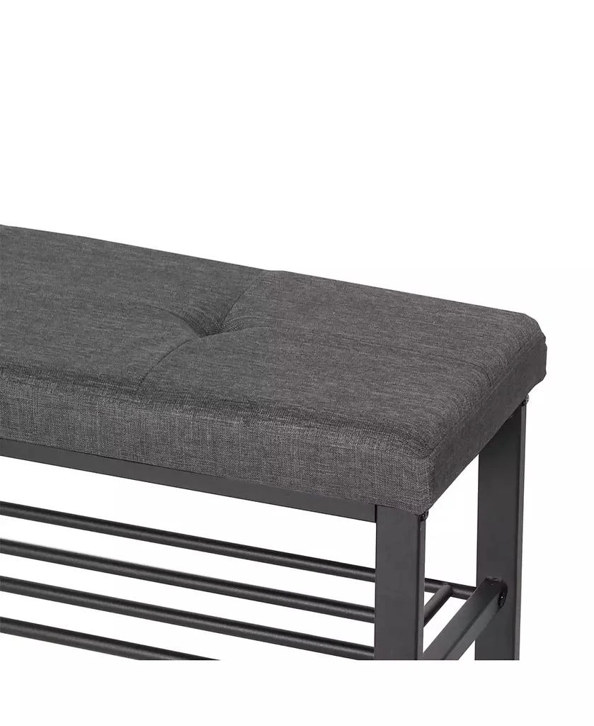 Neatfreak Fabric Upholstered Shoe Storage Bench 6