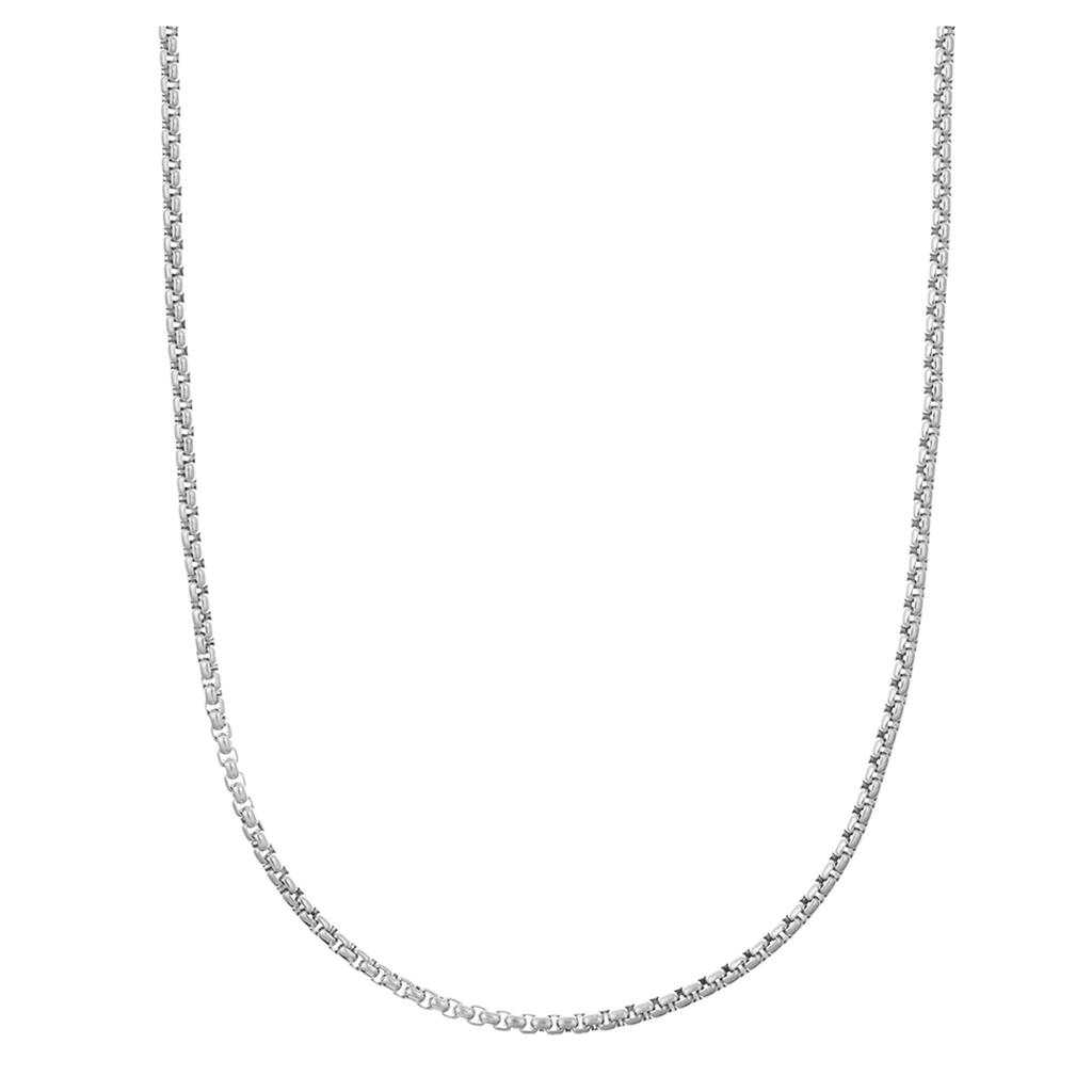 Orelia & Joe Round Box Chain Necklace