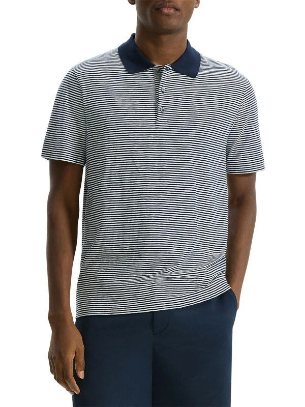 Theory Bron Polo Shirt In Cosmos 1