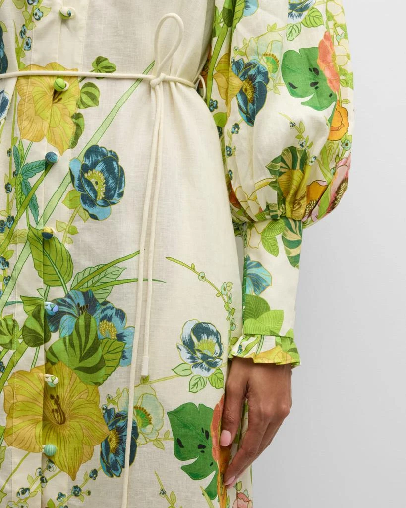 Shop Constance Floral Linen Stand-Collar Midi Shirtdress on Sale at  BeyondStyle  Get 52% Off Constance Floral Linen Stand-Collar Midi  Shirtdress with Limited-Time Flash Deals, Exclusive Discounts, and Special  Offers. Enjoy Unbeatable
