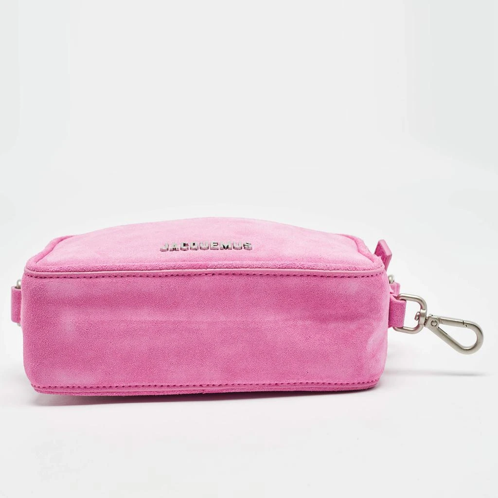 Jacquemus Jacquemus Pink Suede Le Baneto Shoulder Bag 6
