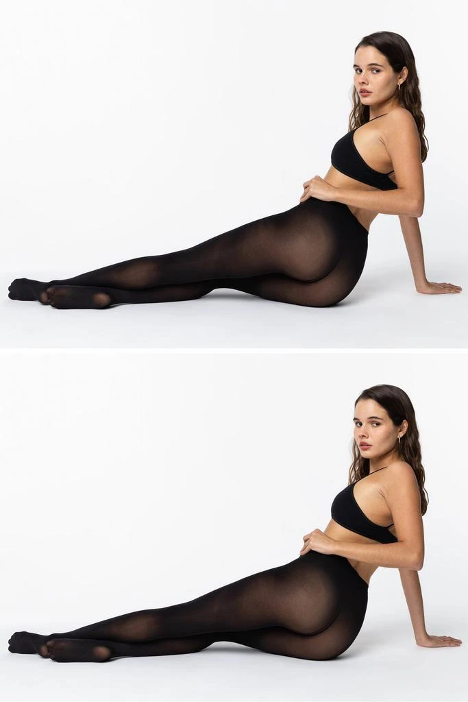 Los Angeles Apparel RN040 - 40 Denier Classic Opaque Tights 7
