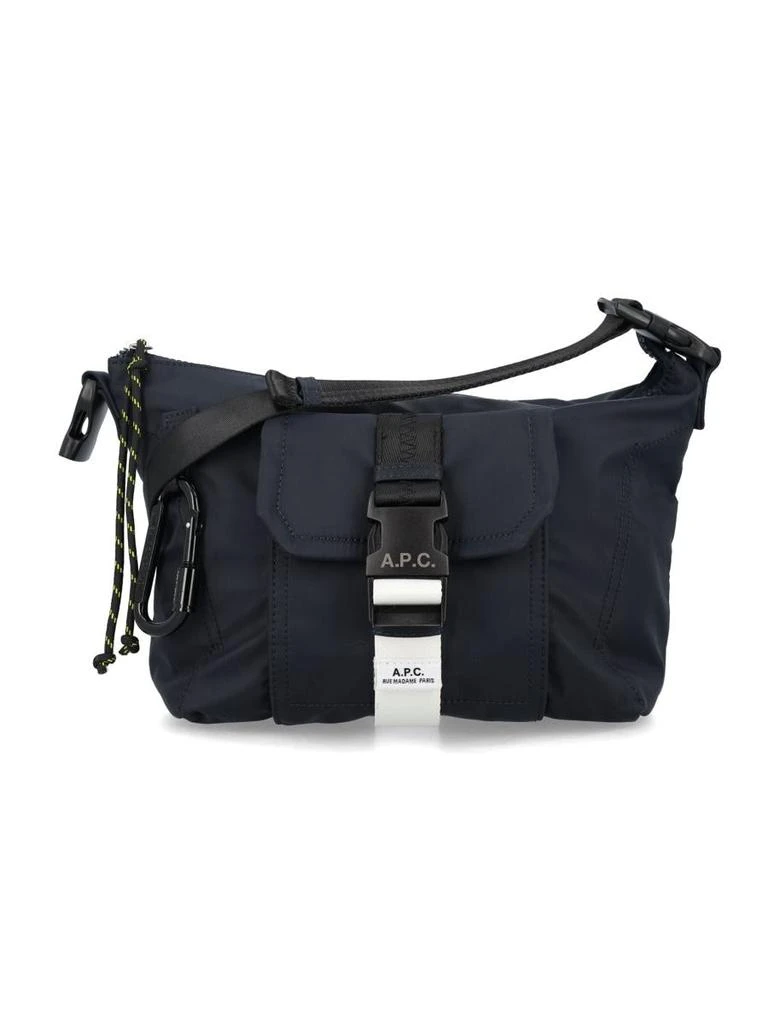 A.P.C. A.P.C. Treck Shoulder Bag With Front Flap Pocket 1