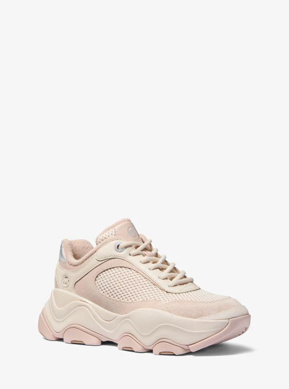 Michael Kors Atlas Mesh and Suede Trainer 1