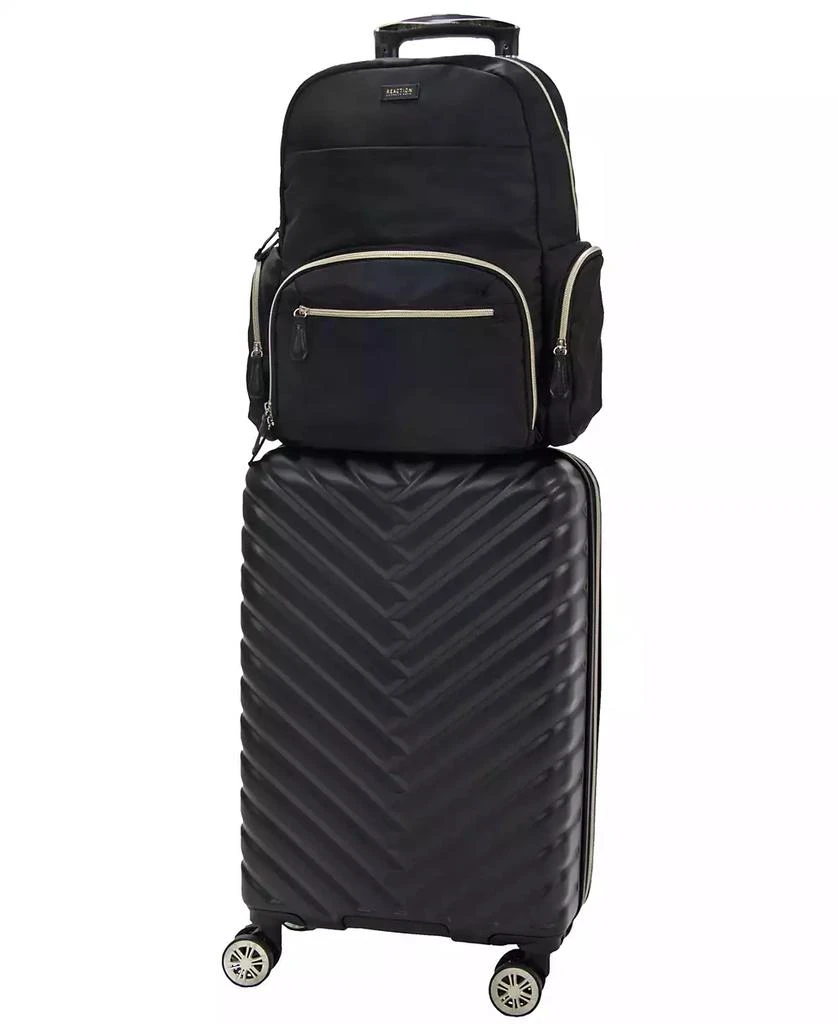 Kenneth Cole 2-Pc. 20" Chevron Carry-On 15" Laptop Backpack Set 2