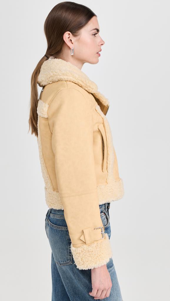 【APPARIS】Jay Supple Sans Leather Bonded Coat Jay Supple Sans Leather Bonded Coat by Apparis | Rent the Runway