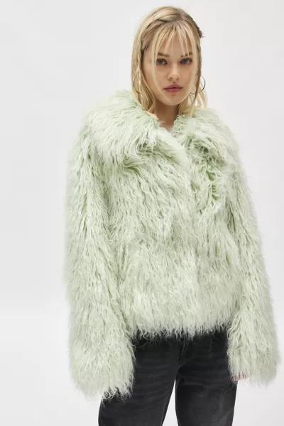 Unreal Fur Unreal Fur Saint Tropez Faux Fur Cropped Jacket