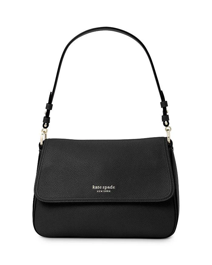 Kate Spade Hudson Pebbled Leather Medium Convertible Flap Shoulder Bag 1