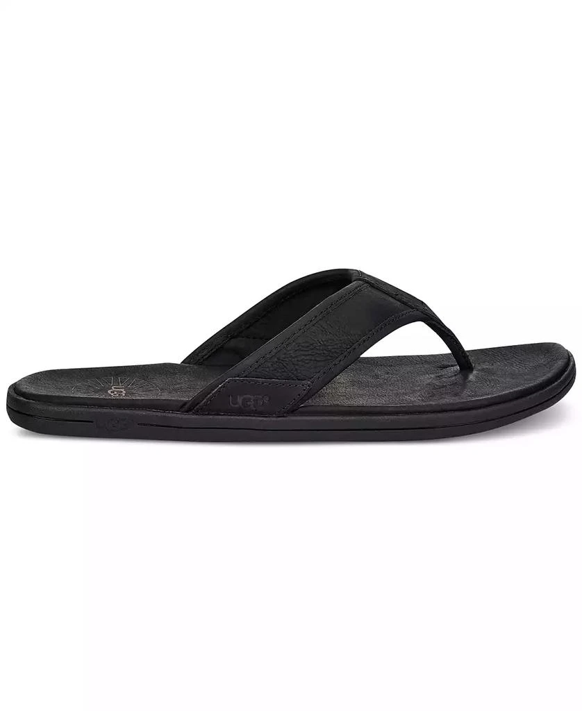 UGG® Men's Seaside Leather Lightweight Flip-Flop Sandal 3