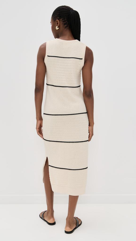 Varley Scott Scoop Neck Midi Dress