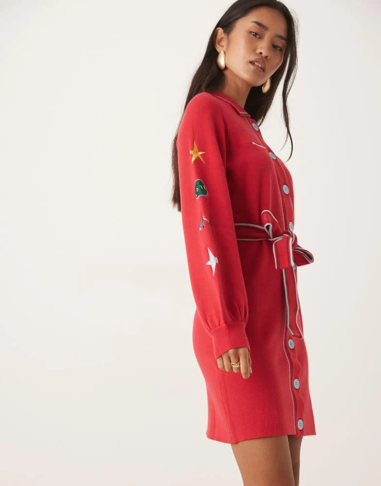 open lace back dress Never Fully Dressed - Soleil Cardigan | Knit Cardigan main image 1