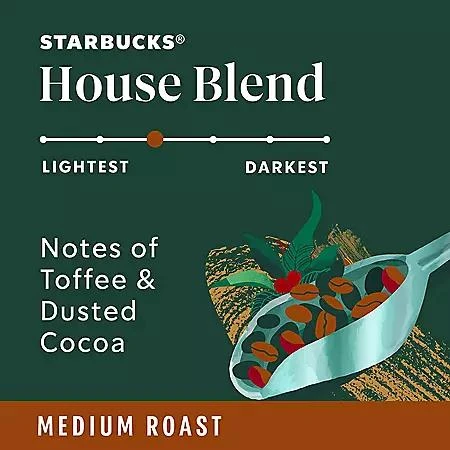 Starbucks Starbucks House Blend Whole Bean Coffee, 40 oz. 3