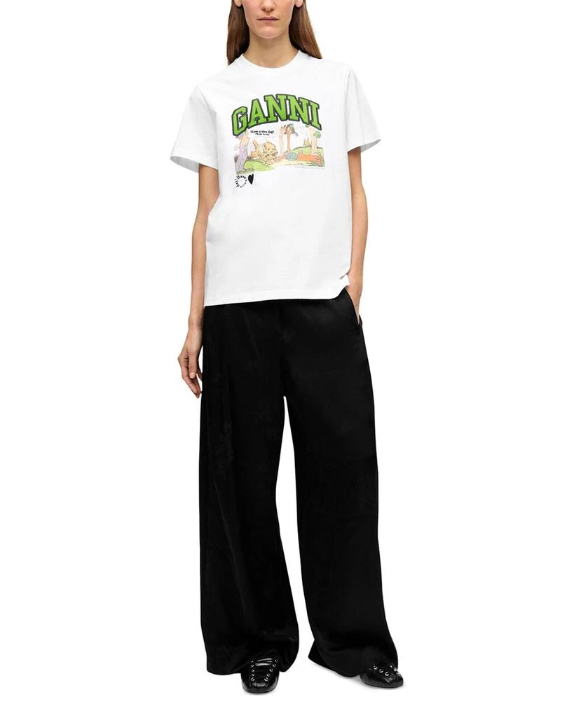 Ganni Logo Graphic Tee 2