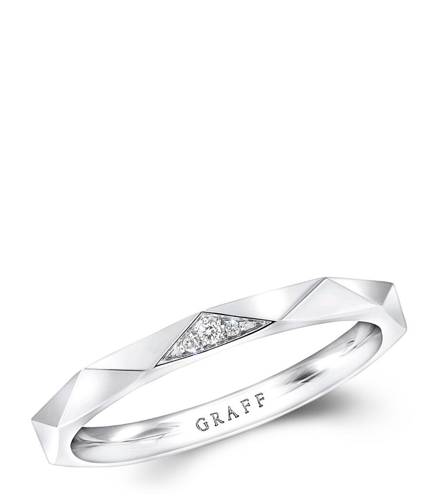 Graff White Gold and Diamond Laurence Graff Signature Ring
