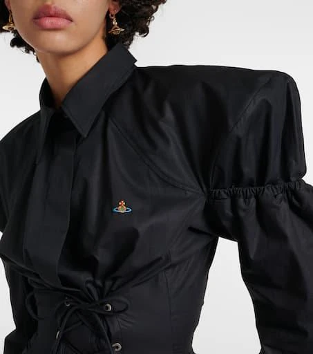 Vivienne Westwood Kate cotton poplin midi dress 5