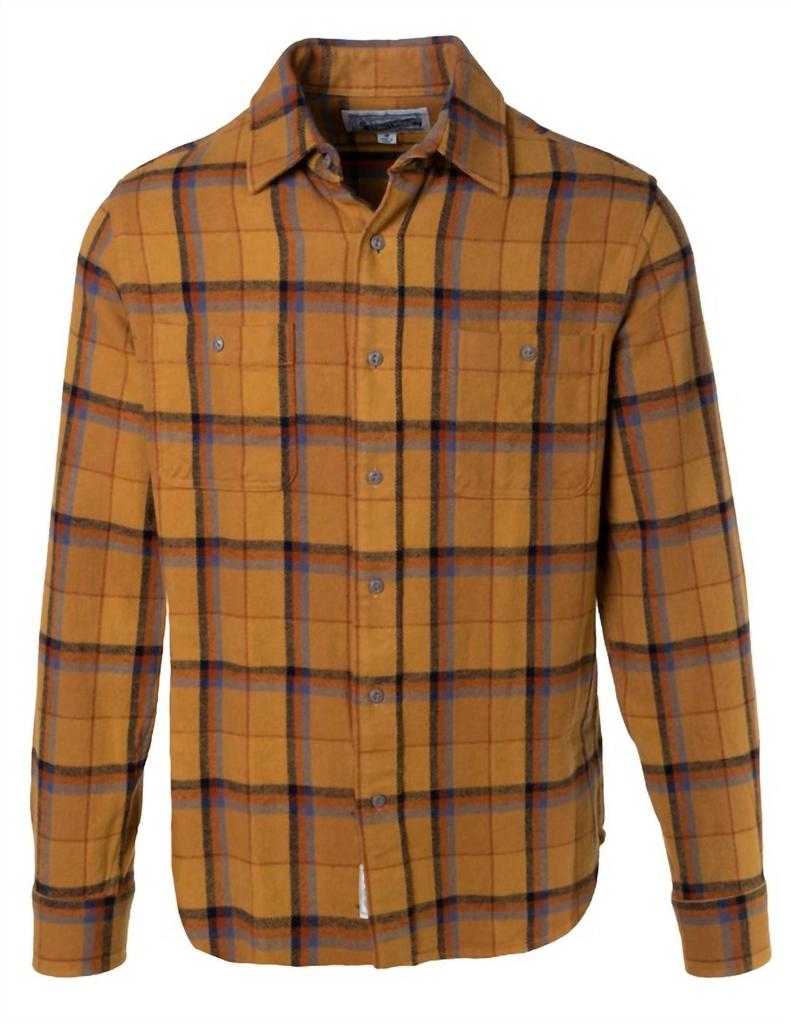 Schott Schott N.Y.C. - Men's Cotton Flannel Button-Up Shirt
