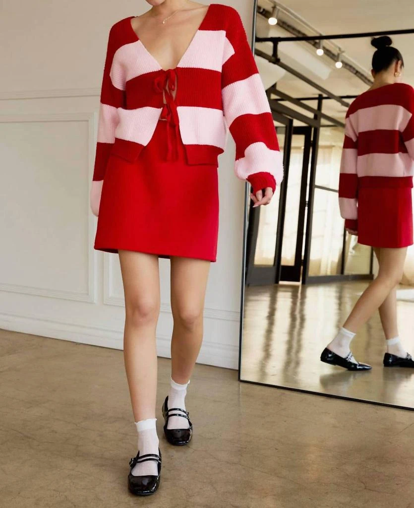 LE LIS Le Lis - Dover Striped Cardigan