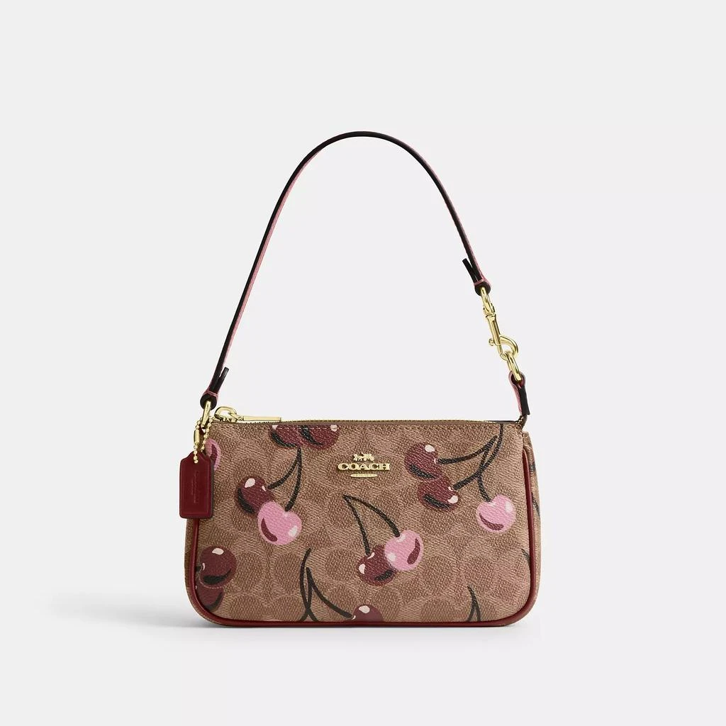 Coach Nolita 19 In Signature Canvas With Cherry Print 1