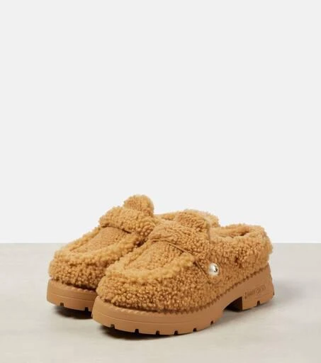 Jimmy Choo Shea shearling mules 4