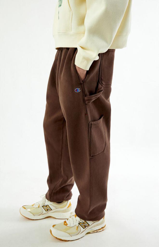 定番人気！ CHAMPION Brown Reverse Weave Carpenter Sweatpants - Pants トップス